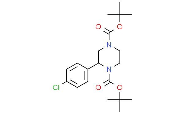 2-(4-氯苯基)哌嗪-1,4-二羧酸二叔丁酯
