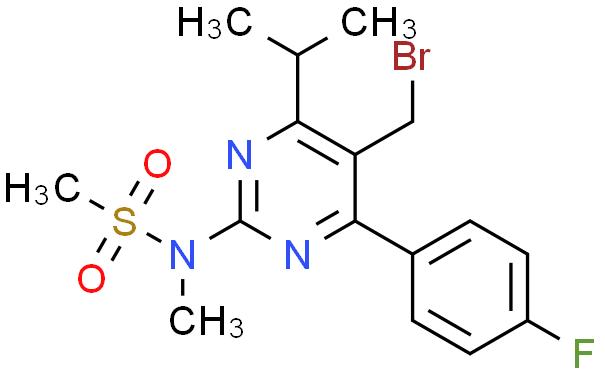 5-( 溴甲基 )-4-(4- 氟苯基 )-6- 异丙基 -2-[ 甲基 ( 甲磺酰 ) 氨基 ] 嘧啶 (Z7 溴 )