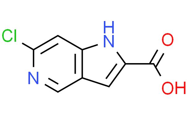 6-氯-1H-吡咯并[3,2-C]吡啶-2-甲酸