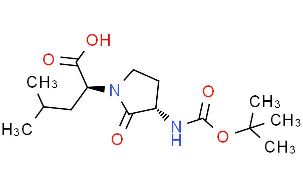 (S)-2-((R)-3-((叔丁氧基羰基)氨基)-2-氧代吡咯烷-1-基)-4-甲基戊酸