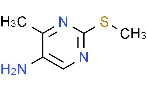 5-Pyrimidinamine, 4-methyl-2-(methylthio)-