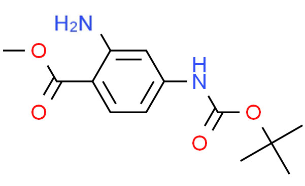 2-氨基-4-(1,1-二甲基乙氧基)羰基氨基-苯甲酸甲酯