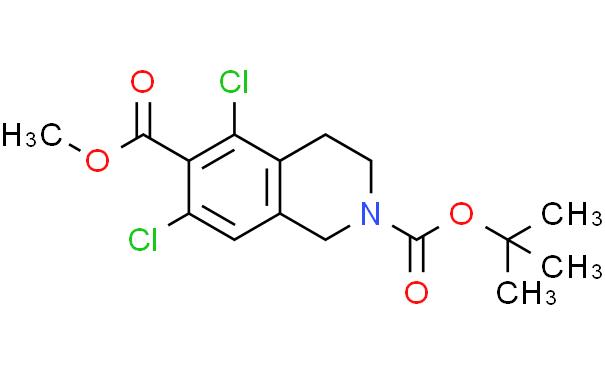 2-N-BOC-5,7-二氯-3,4-二氢-异喹啉-6-甲酸甲酯