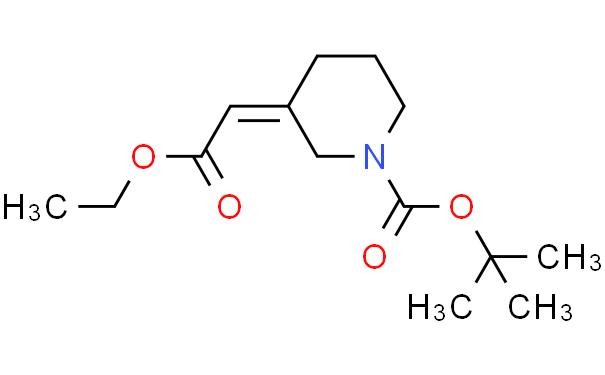 tert-butyl (3E)-3-(2-ethoxy-2-oxoethylidene)piperidine-1-carboxylate