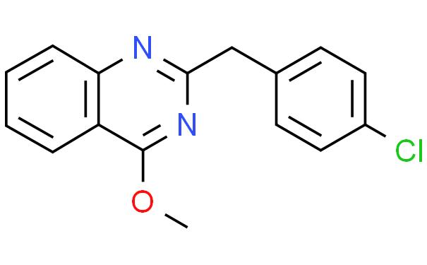 2-[(4-chlorophenyl)methyl]-4-methoxyquinazoline