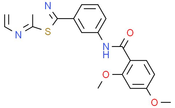 2，4-二甲氧基-N-(3-噻唑并[5，4-b]吡啶-2-基苯基)苯甲酰胺