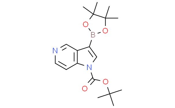 3-(4,4,5,5-四甲基-1,3,2-二氧硼杂环戊烷-2-基)-1H-吡咯并[3,2-c]吡啶-1-甲酸叔丁酯