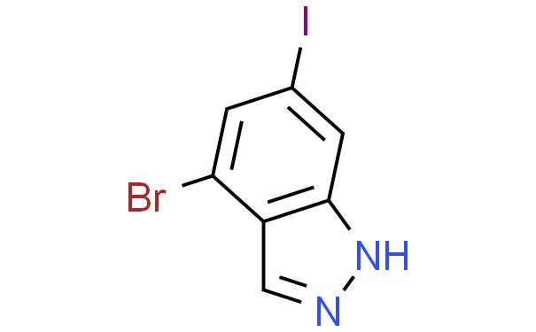 1H-Indazole,4-broMo-6-iodo-