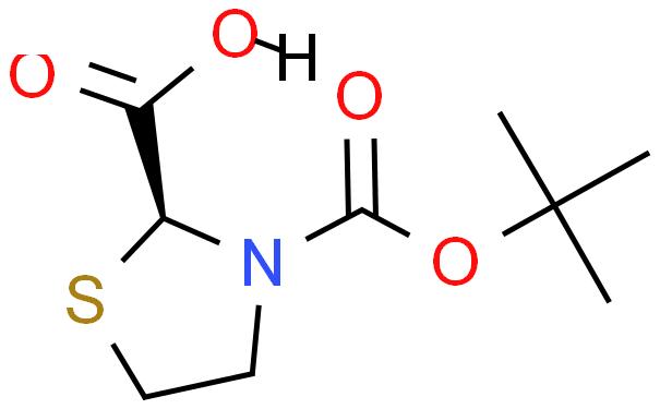 (S)-3-叔丁氧羰基-2-噻唑烷羧酸