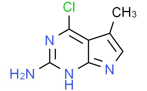 4-chloro-5-methyl-7H-pyrrolo[2,3-d]pyrimidin-2-amine