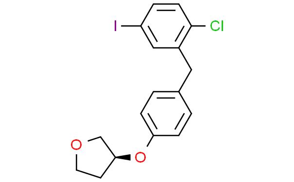(3S)-3-[4-[(2-Chloro-5-iodophenyl)methyl]phenoxy]tetrahydro-furan