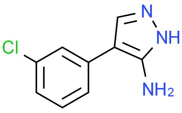 [4-(3-氯苯基)-2H-吡唑-3-基]胺